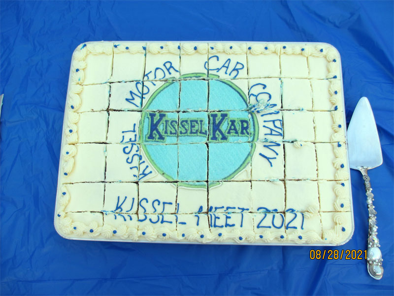 A special cake served at the 2021 banquet
